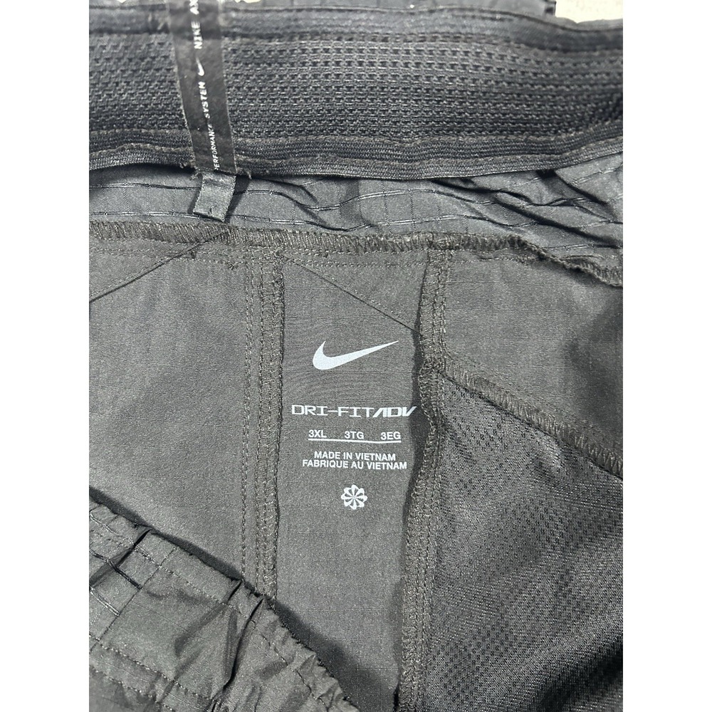 Nike Shorts Men's 3XL Black Dri FIT ADV Running Athletic Drawcord APS Unlined - Picture 8 of 10